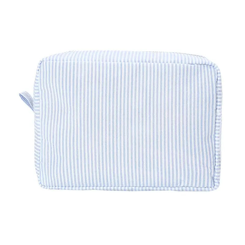 Striped Cosmetic Bag