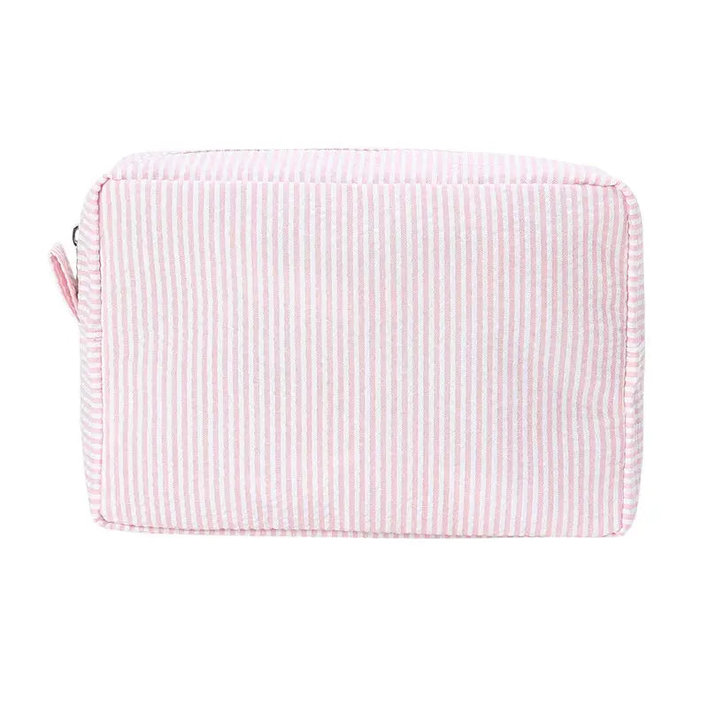 Striped Cosmetic Bag