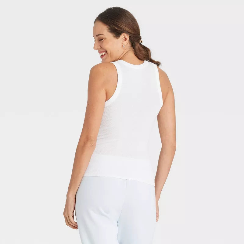 Women's Slim Fit Ribbed Tank Top