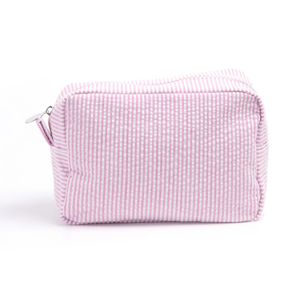 Striped Cosmetic Bag