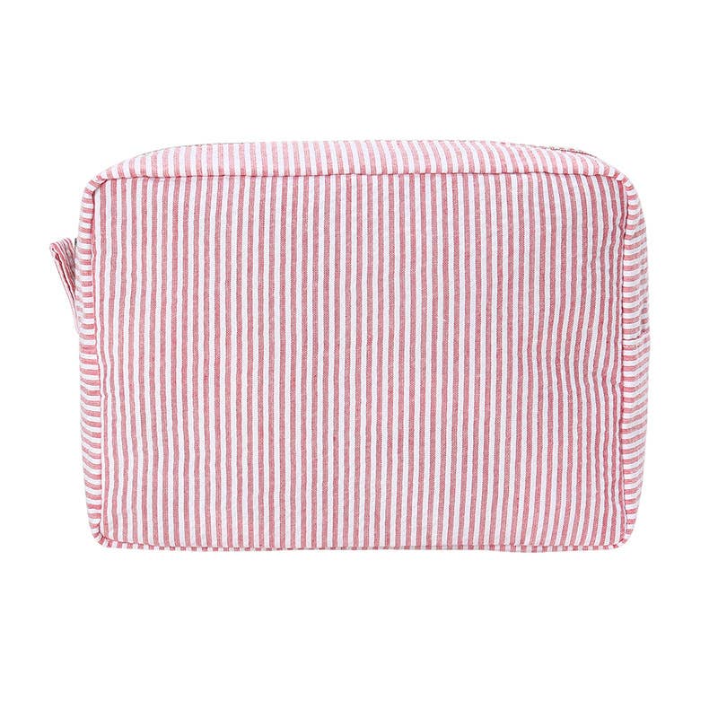 Striped Cosmetic Bag