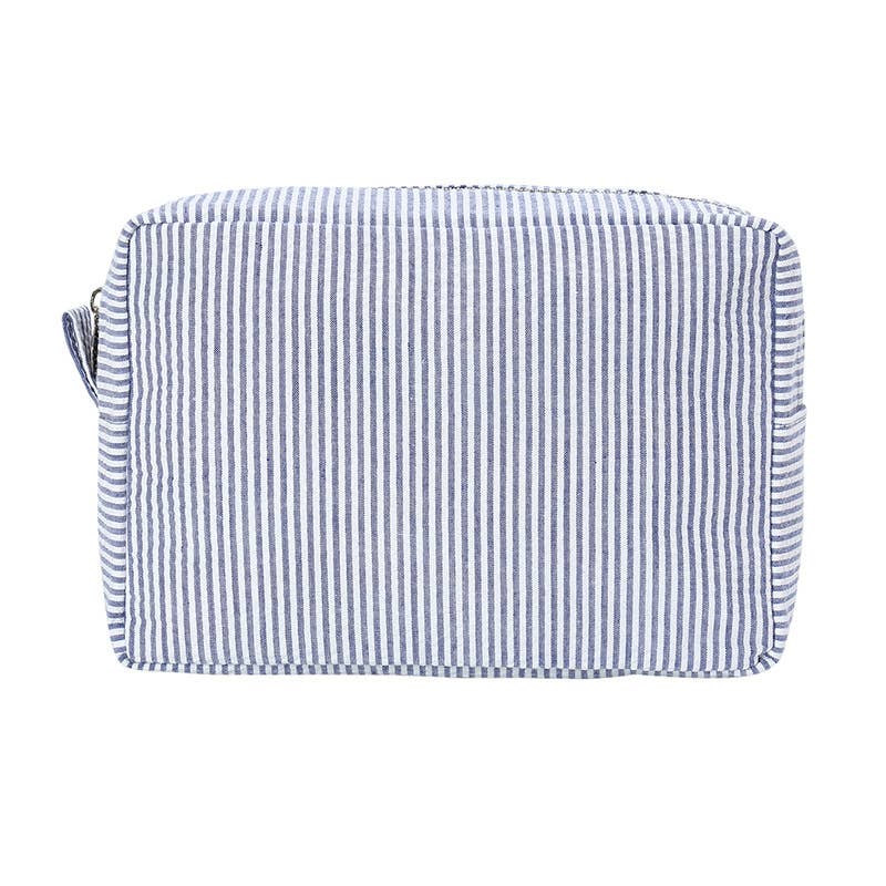 Striped Cosmetic Bag