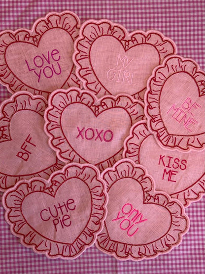 Valentine's Day Custom Napkins (set of 4)