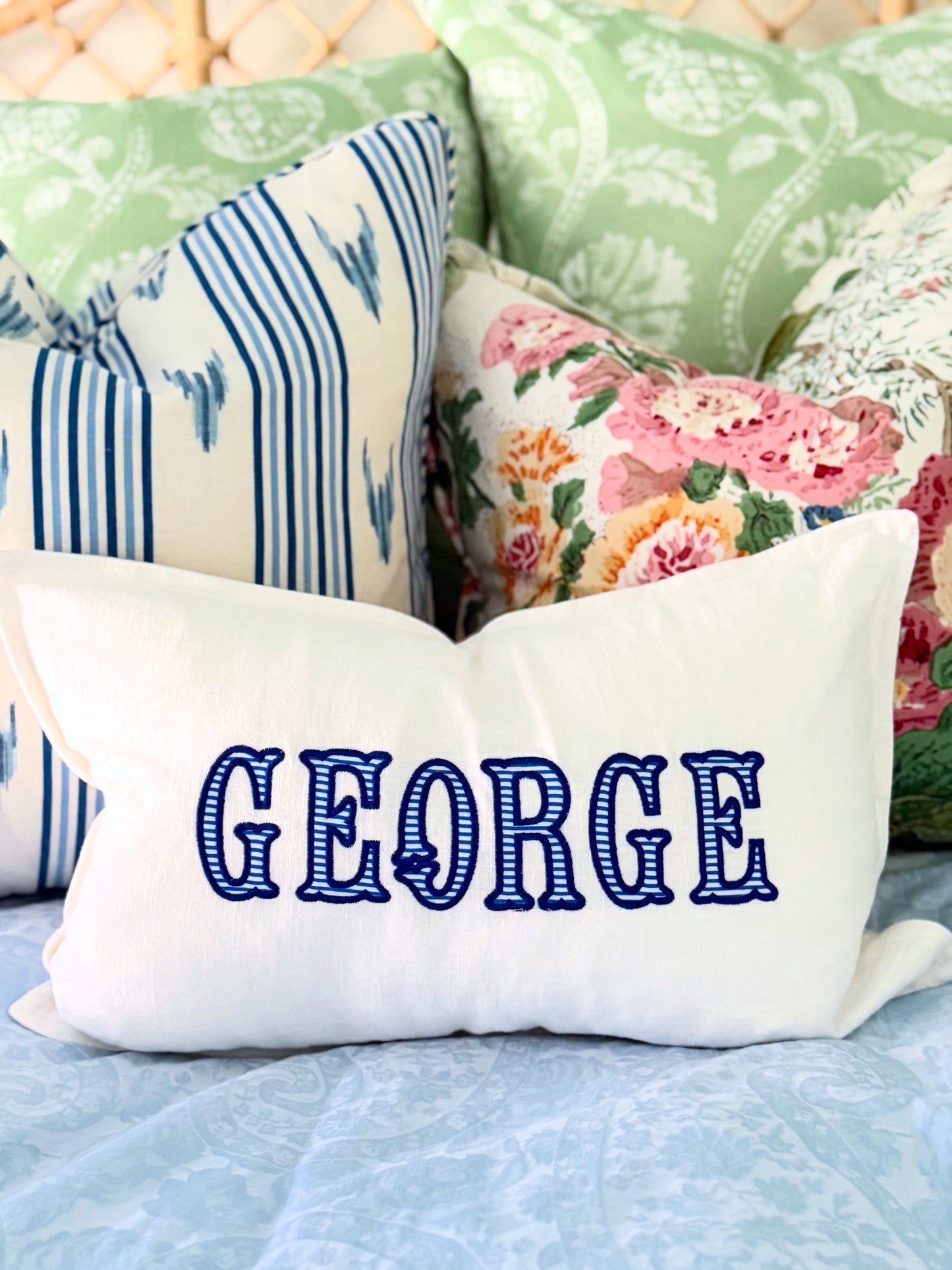 Pillow Shams  (with Appliqué)