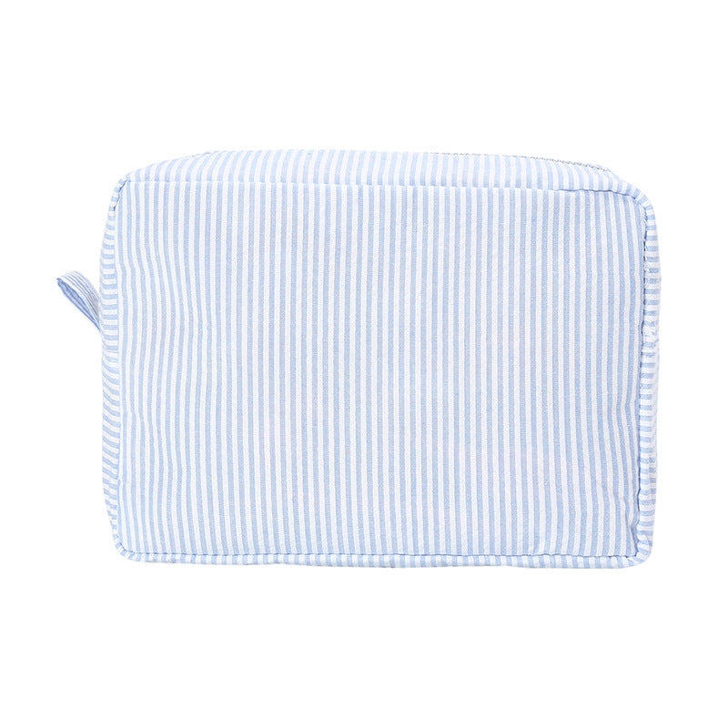 Seersucker Cosmetic Pouch