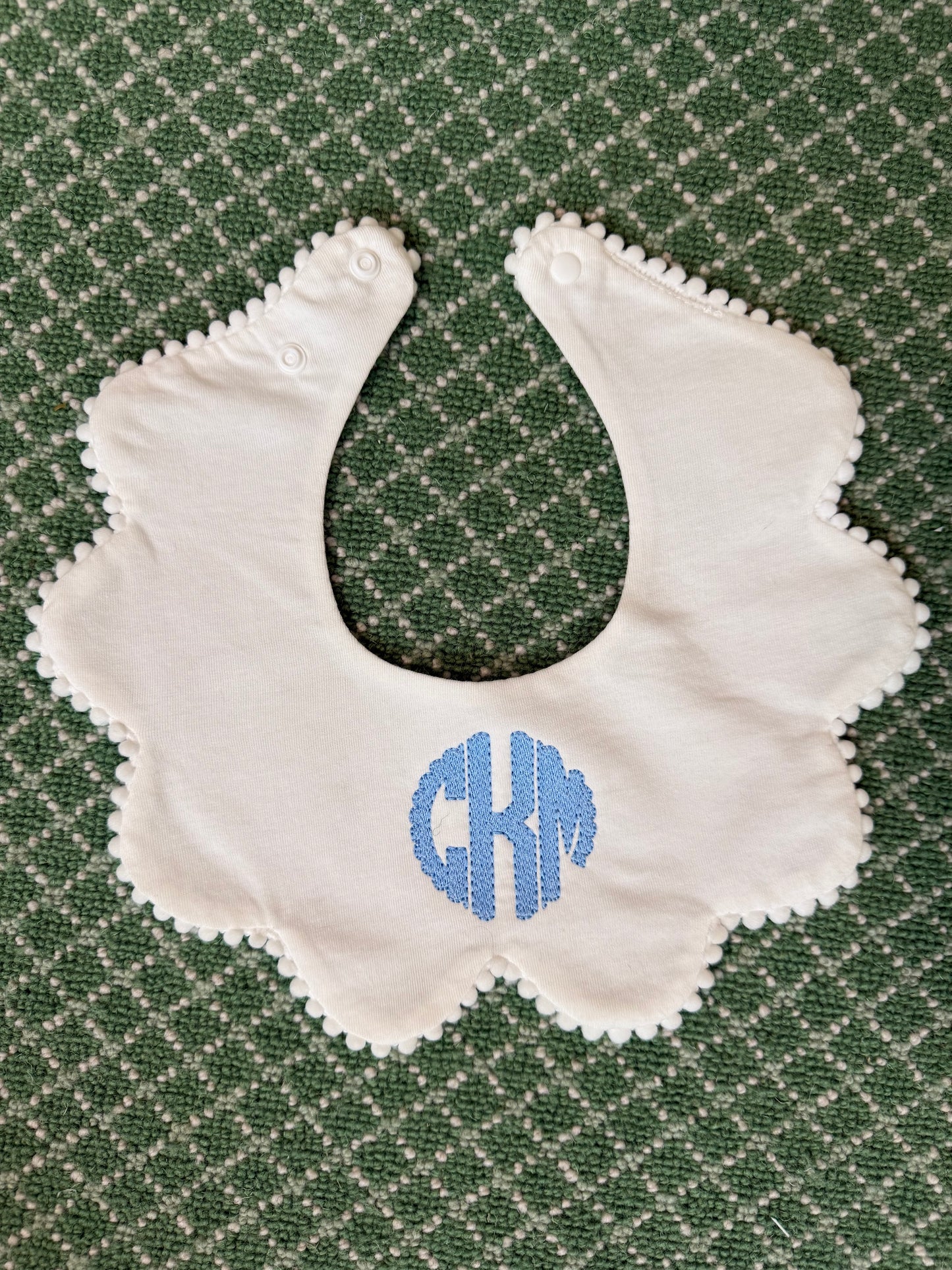 Scalloped Baby Bibs (set of 3)