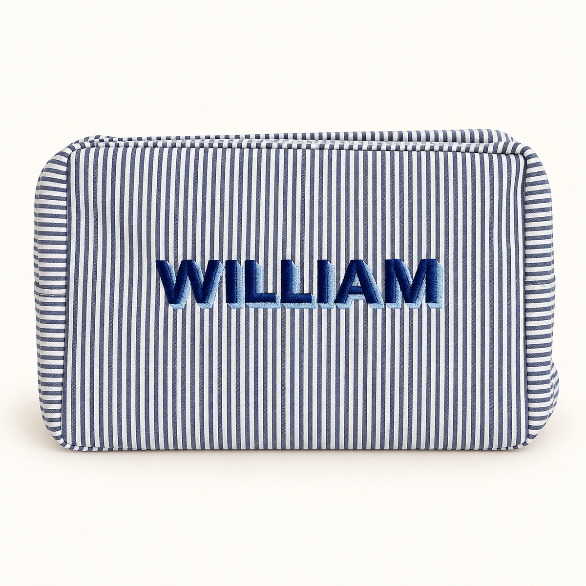 Seersucker Cosmetic Pouch