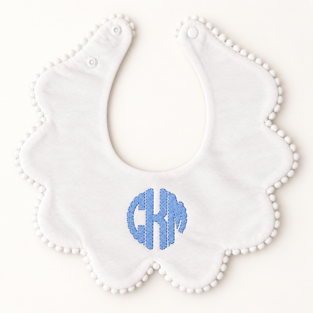 Scalloped Baby Bibs (set of 3)