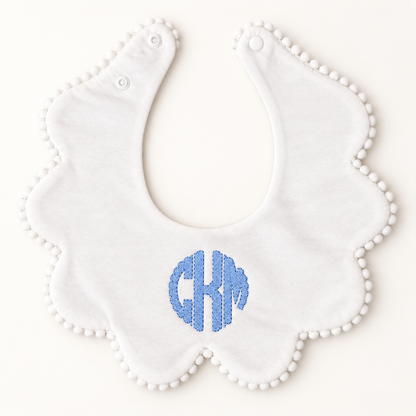 Scalloped Baby Bibs (set of 3)