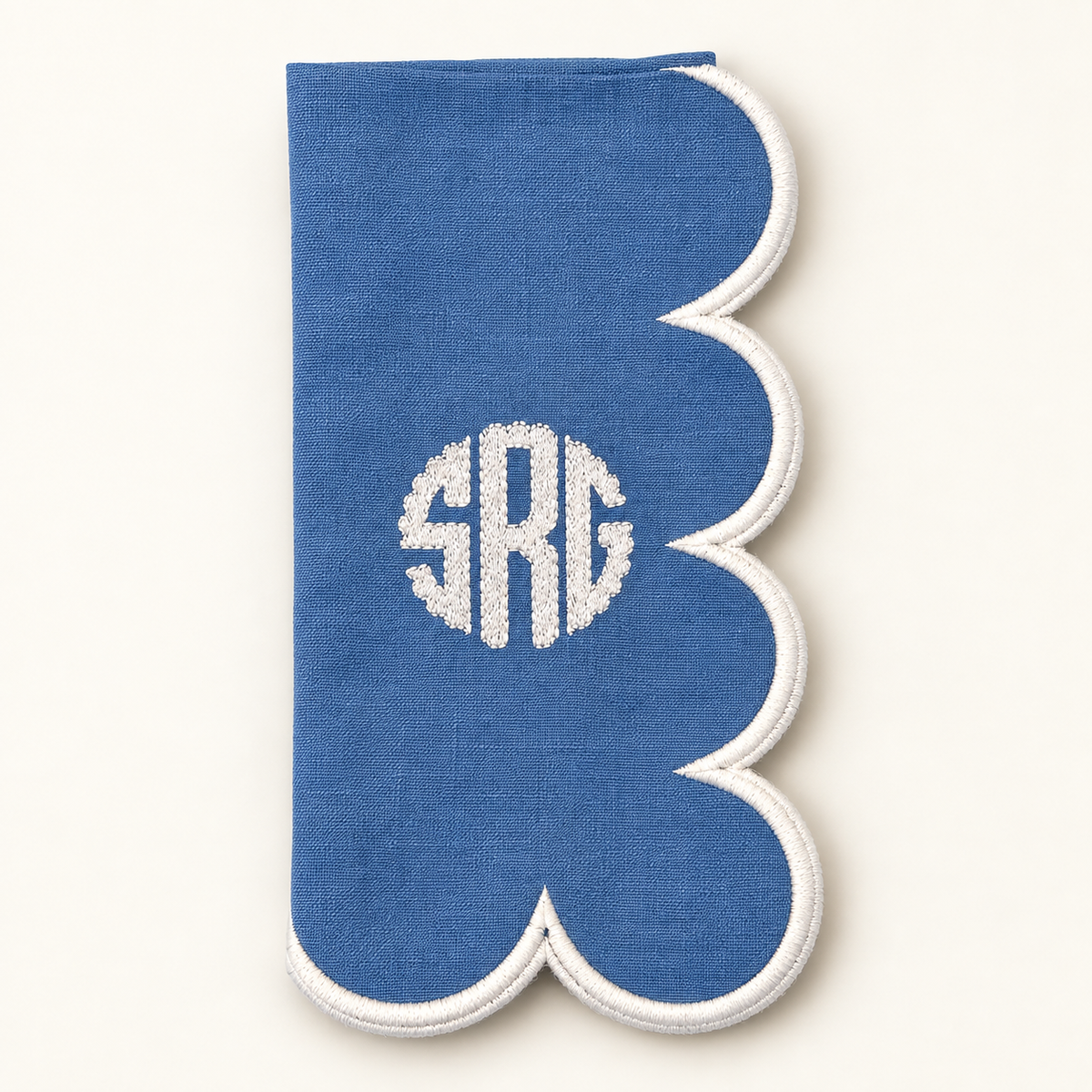 Scalloped Hem Napkin - Set of 4