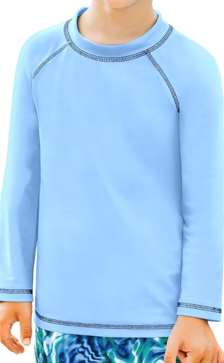 Boys Long Sleeve Rashguard (UPF 50+)