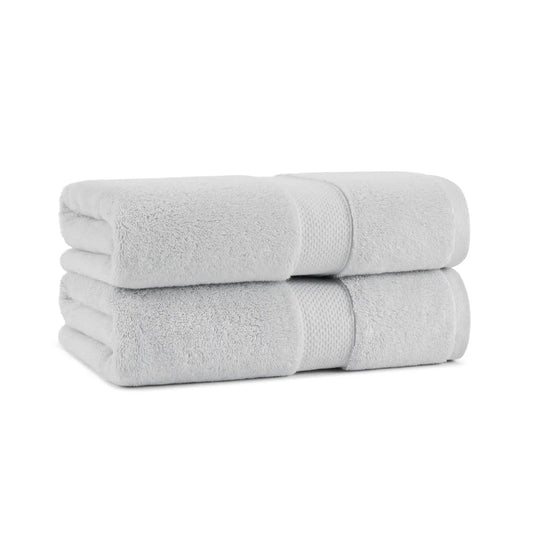 White Bath Towels (Set of 2)